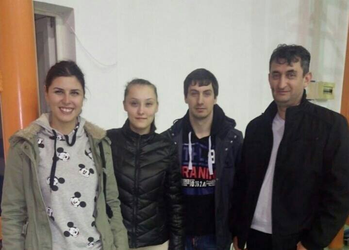 Sa studentima iz Banja Luke u Rumuniji